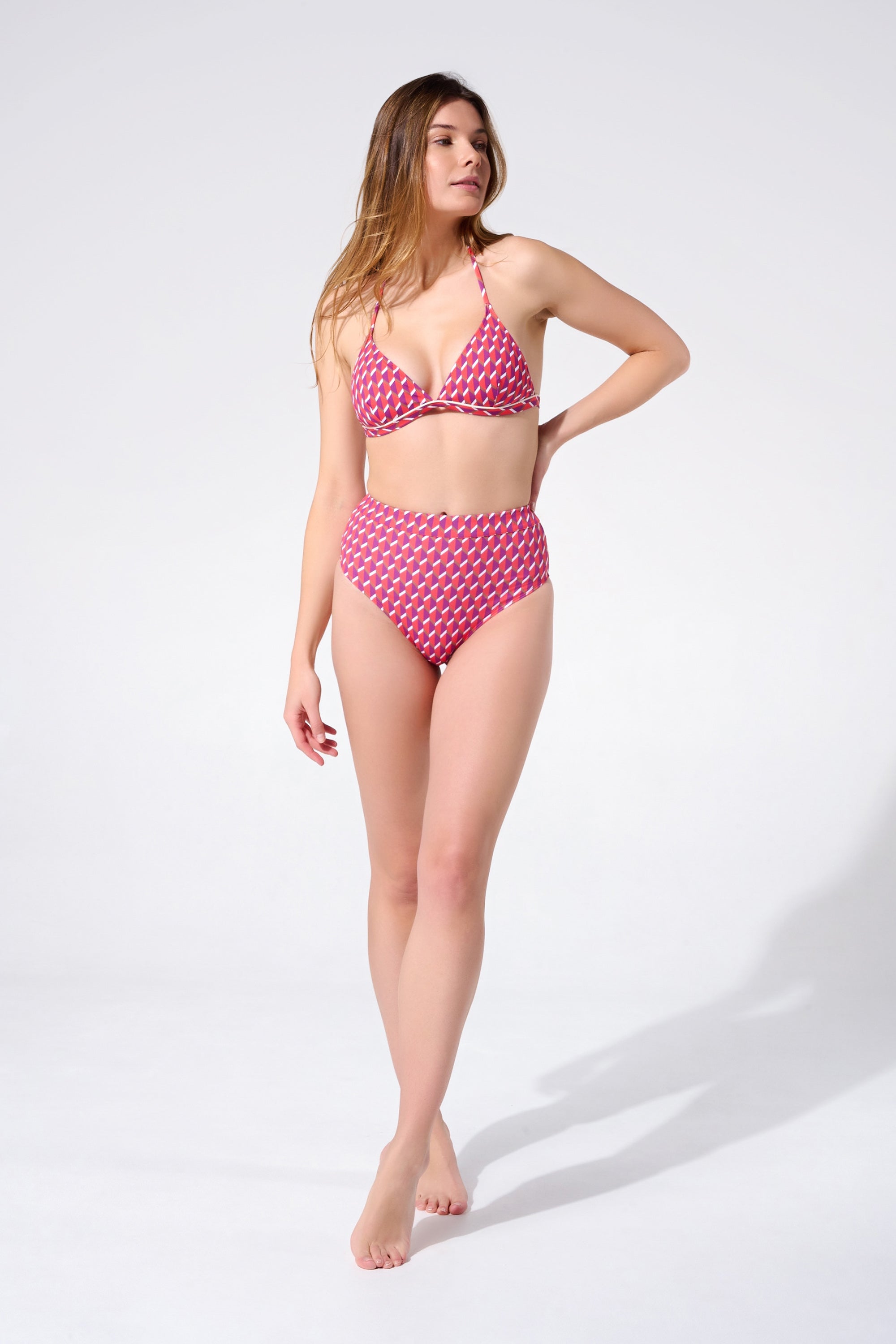 Culotte de maillot de bain Haute Orange