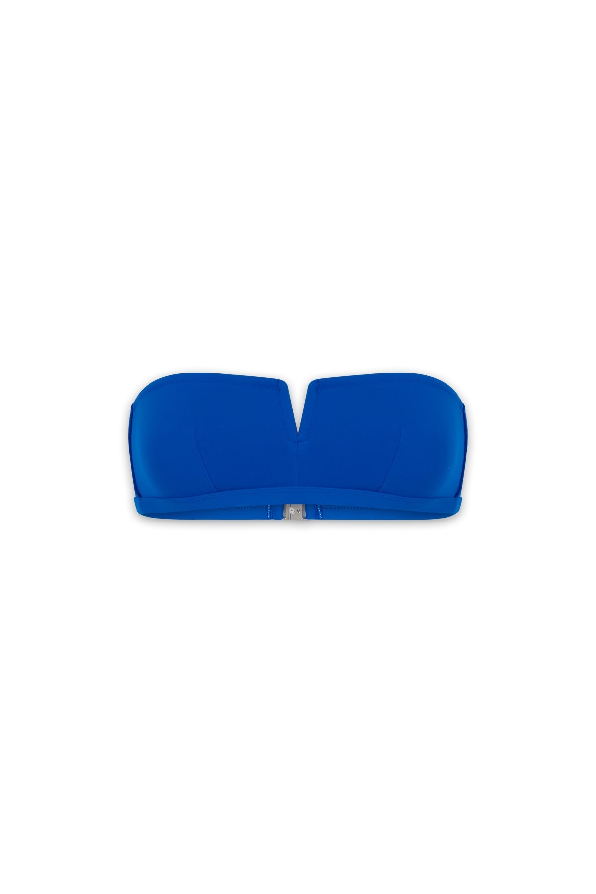Bandeau de maillot de bain uni bleu 