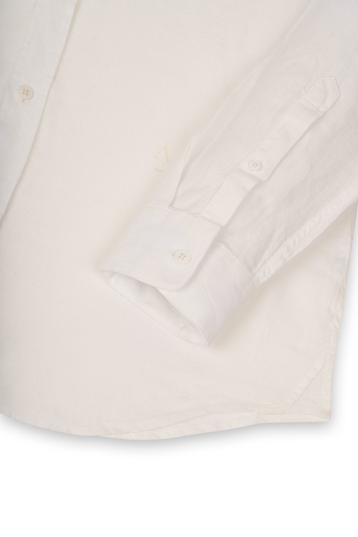Chemise en lin écru