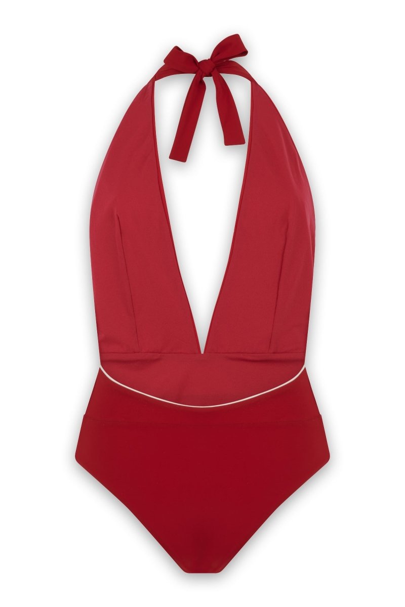 Maillot de bain rouge une pièce