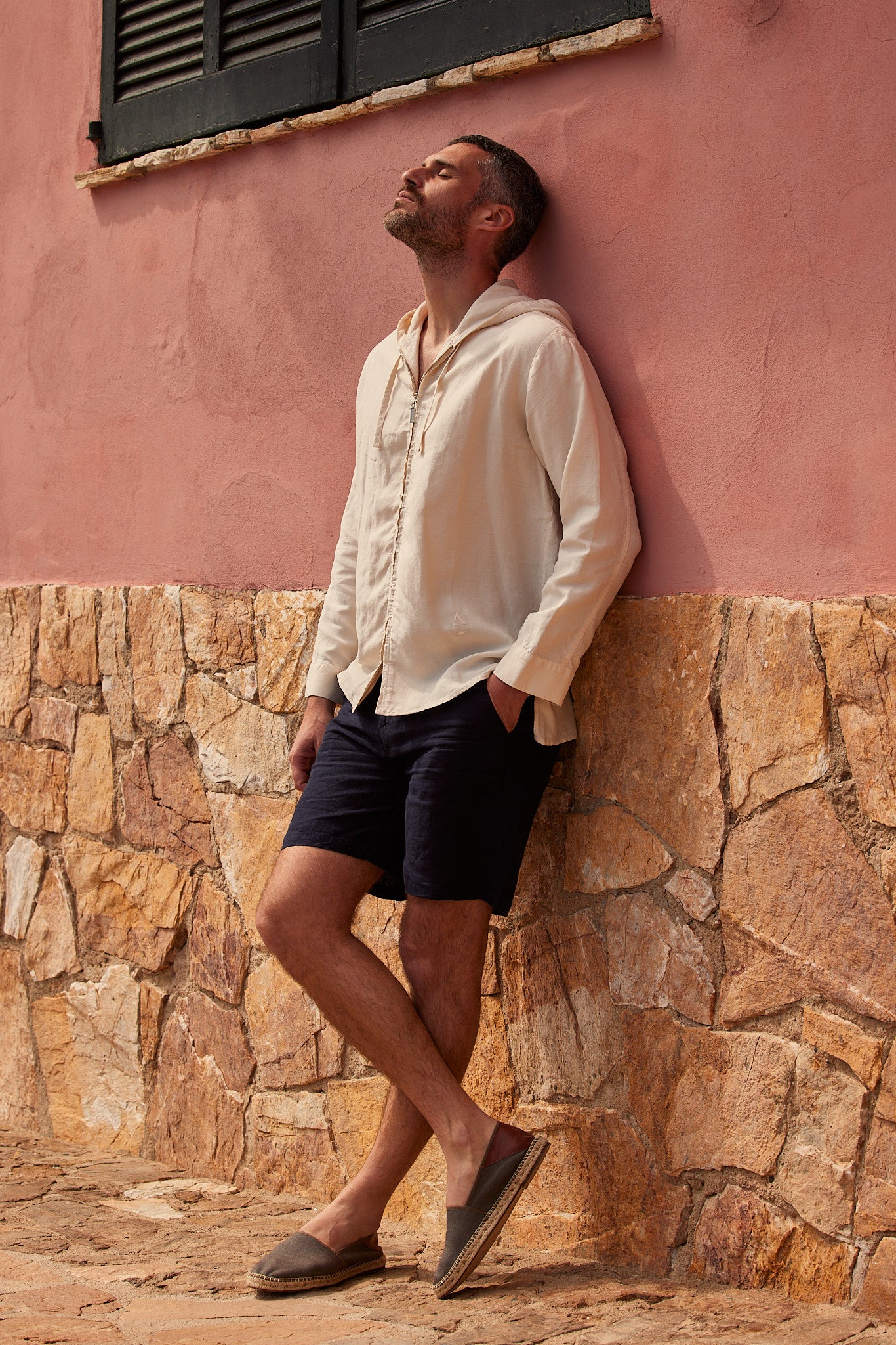 Ecru linen jacket
