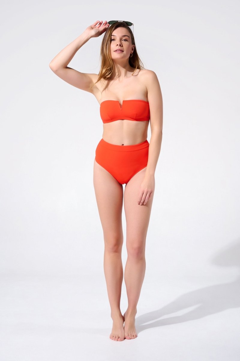 Culotte haute orange