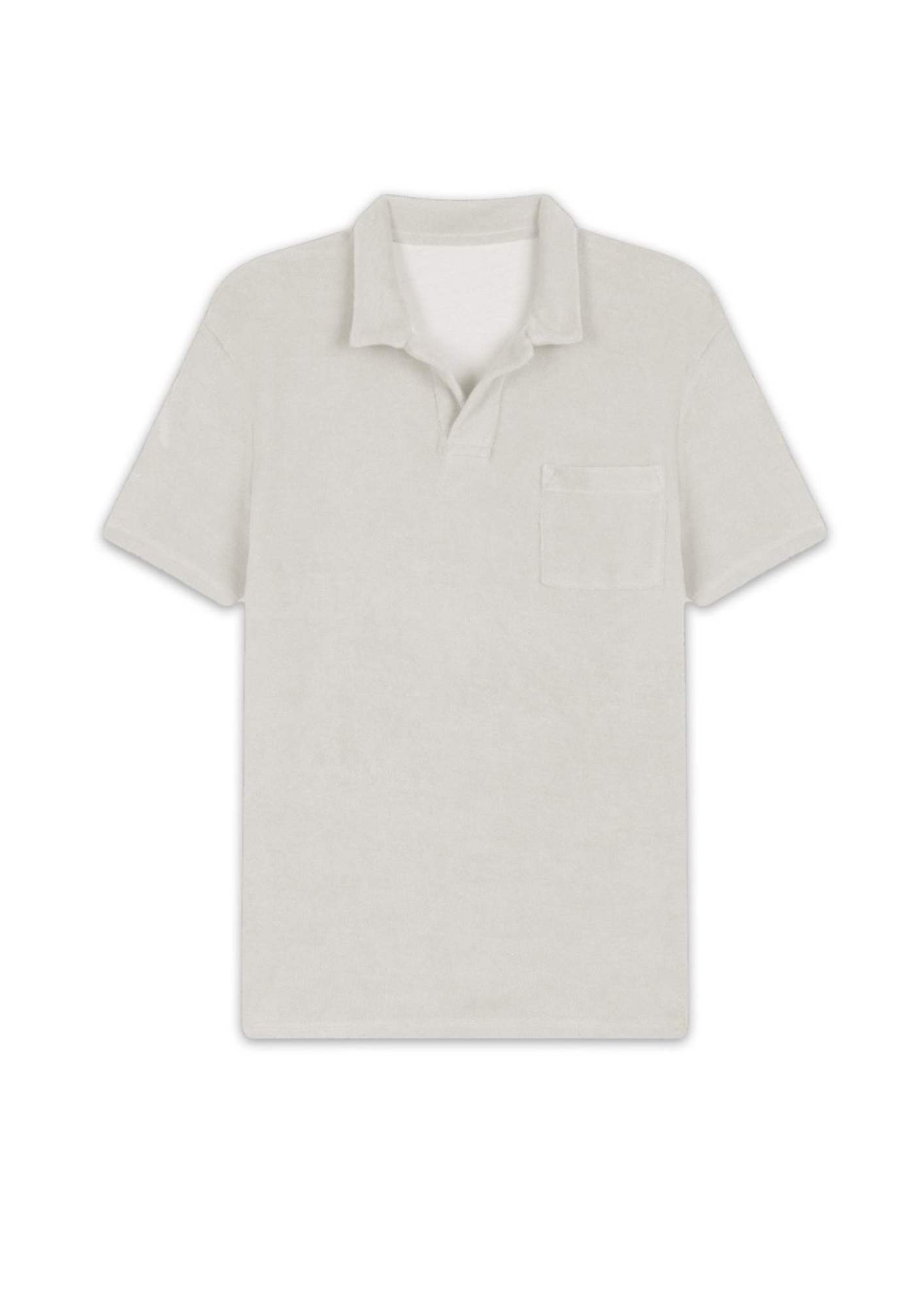 Polo Eponge blanc