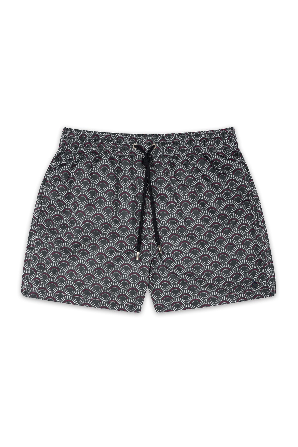 short de bain imprimé vert