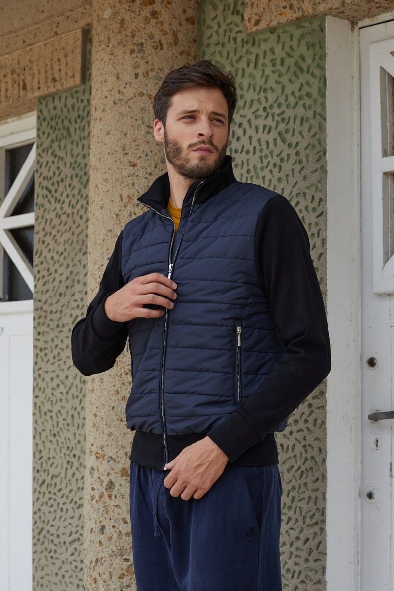 Eco-designed bi-material jacket