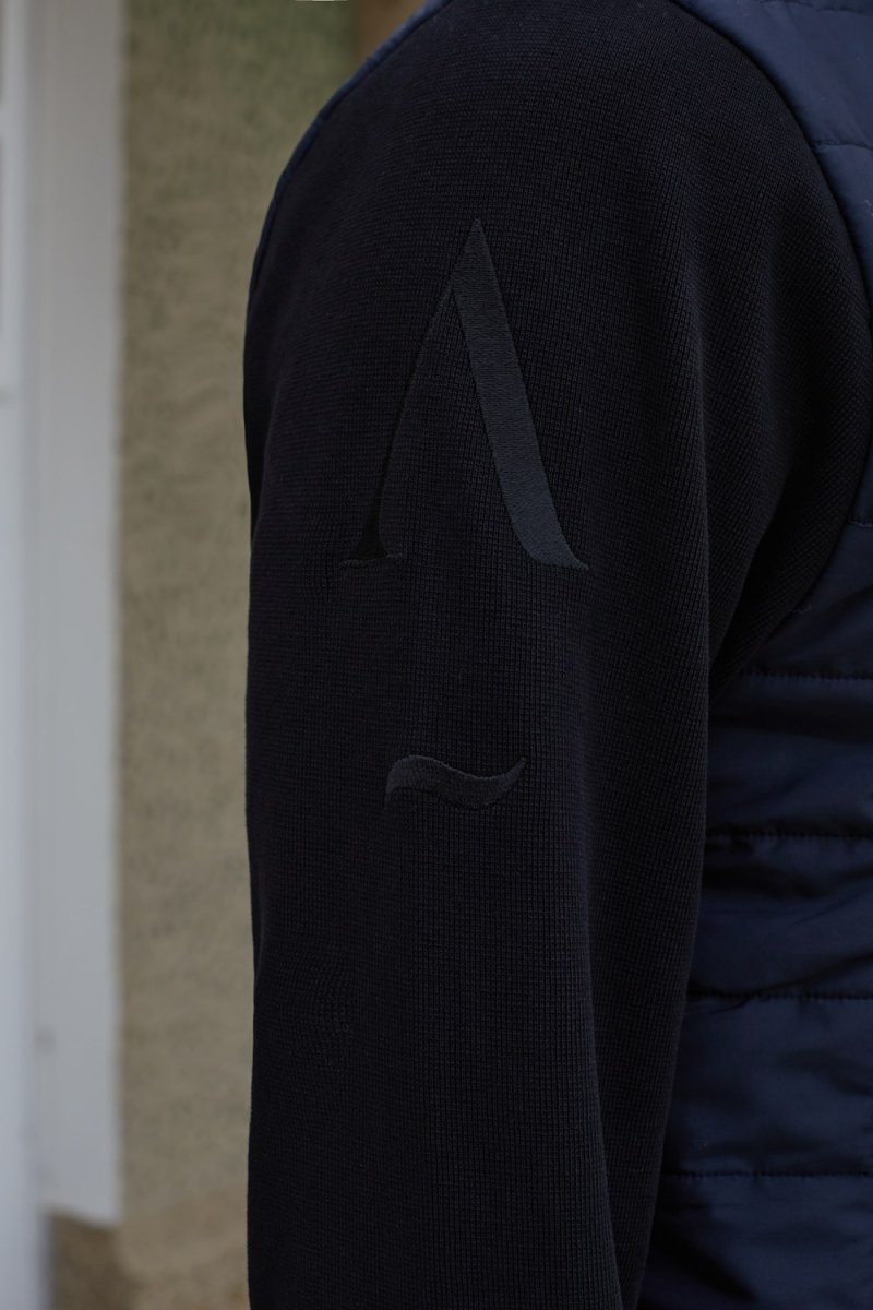 Eco-designed bi-material jacket